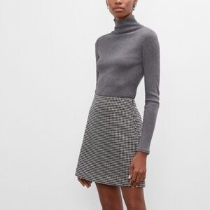 Club Monaco black & white mini skirt - 12